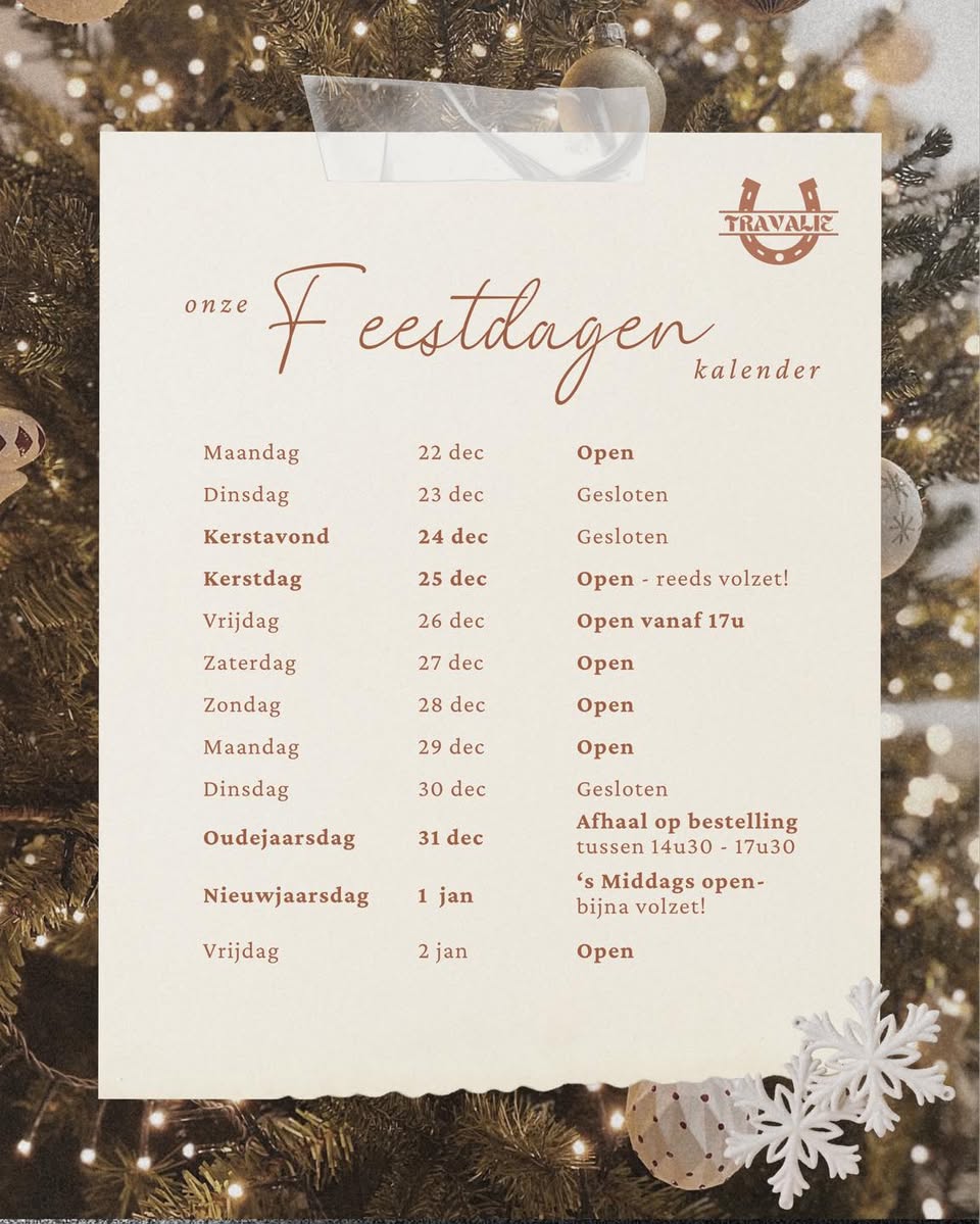 Uitzonderlijke sluitingsdag